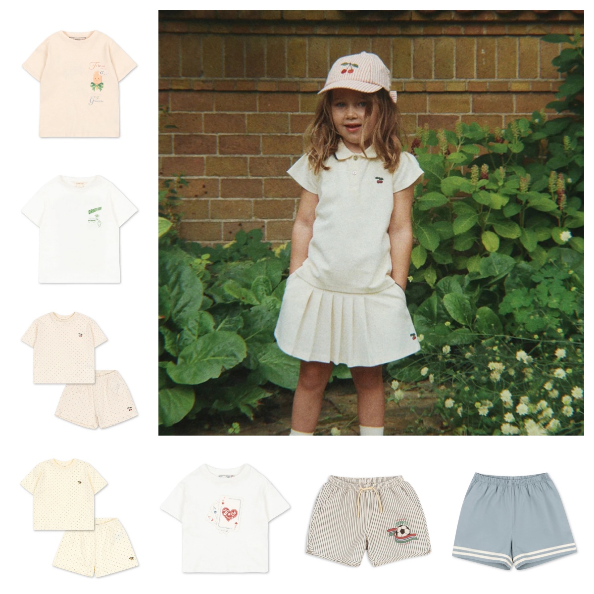 Summer Duck Clothing - Sommer 2026 Kinderbekleidungsset Kurzarm-T-Shirt und Freizeitshorts