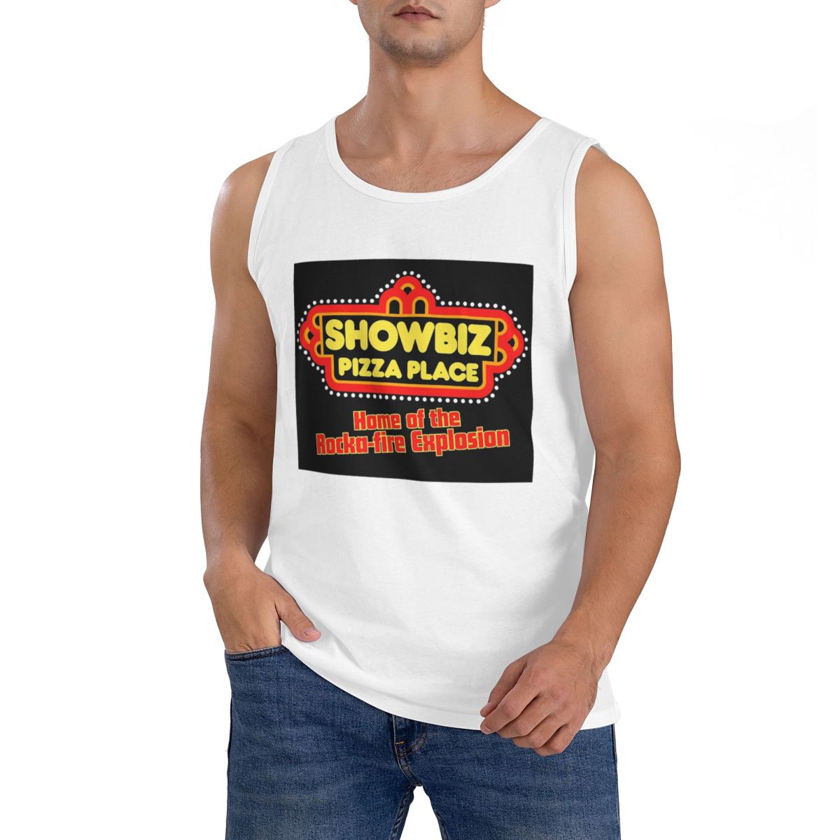 Summer Clothing Places - 100 % Baumwolle, Showbiz Pizza Place