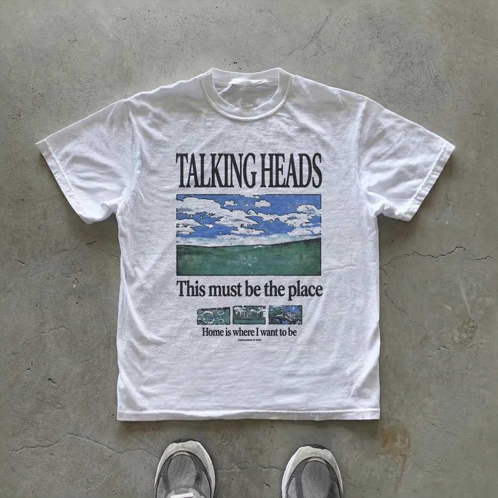 Summer Clothing Places - Talking Heads Grafik-T-Shirt „This Must Be
