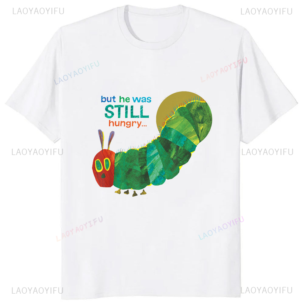 Summer Clothing Styles Men - Lustige Cartoon-Grafik die sehr hungrige Raupe