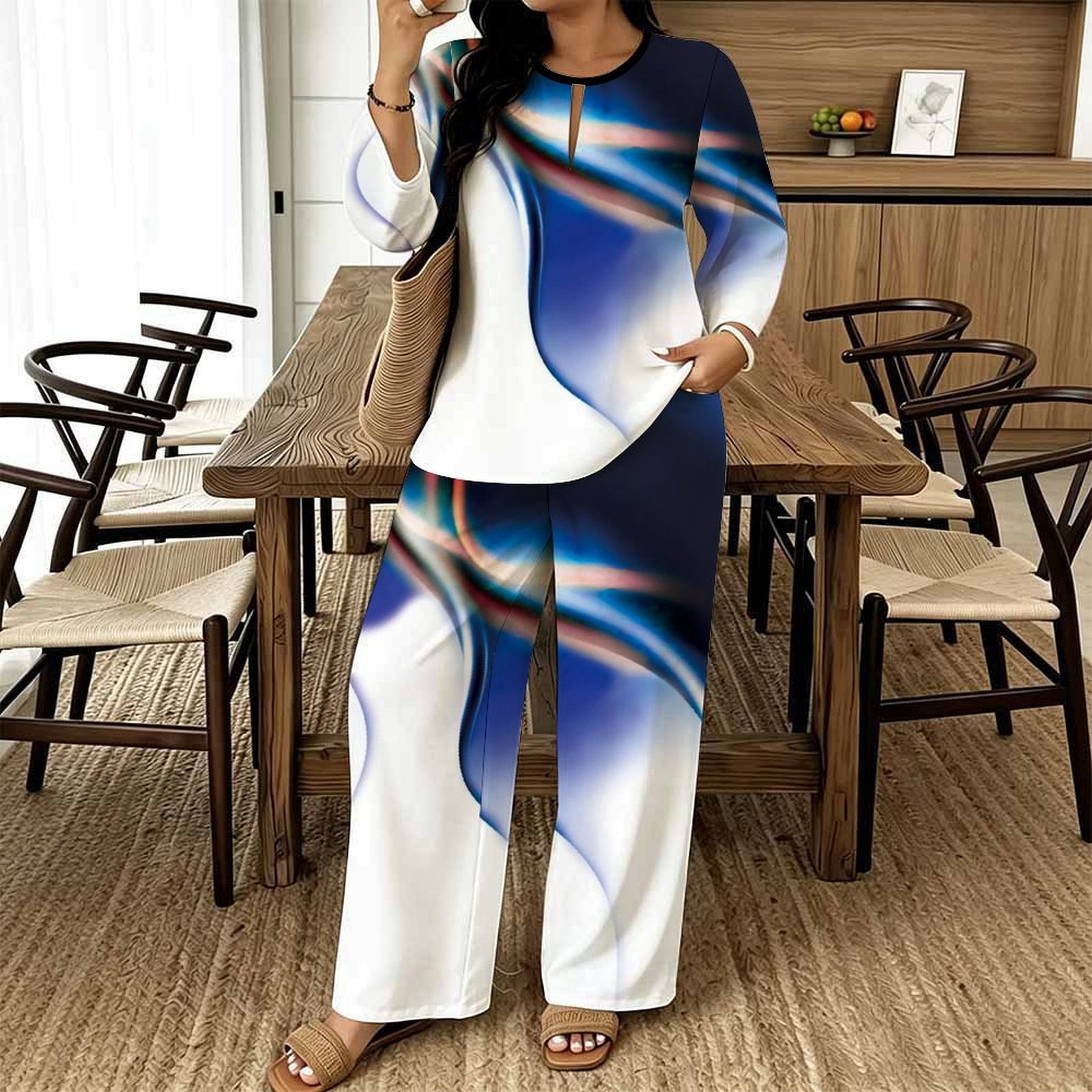 Damen Casual Print Zweiteiler  – Summer Clothing Bundle Bewertung und Preis