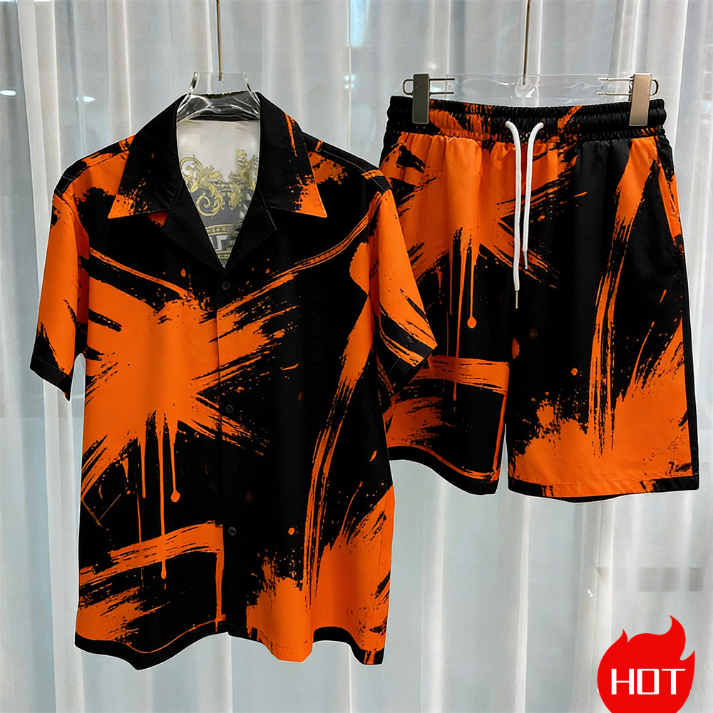 Digital bedrucktes Herren-Set, – Summer Clothing Essentials Bewertung und Preis