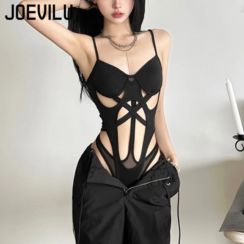 Y2K Schwarz Bodysuit Frauen Au – Summer Clothing Bundle Bewertung und Preis