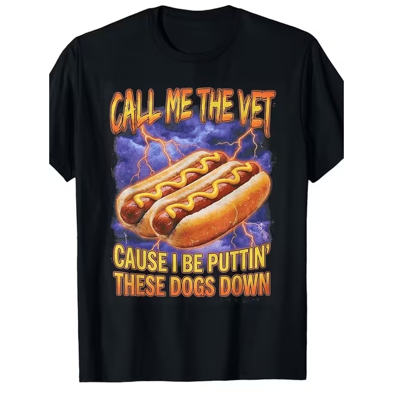 Übergröße: Lustiges Hot-Dog-T- – Summer Clothing Italy Bewertung und Preis