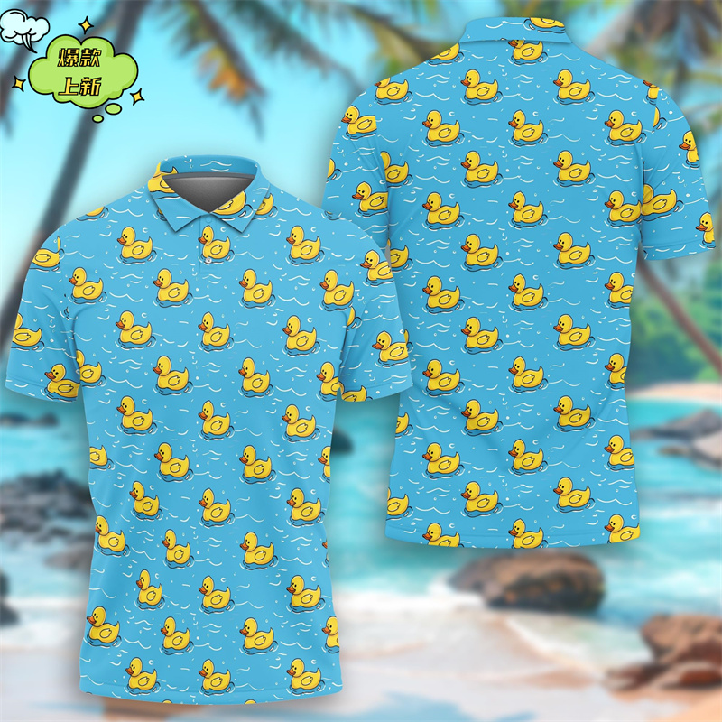 Niedliches gelbes Enten-Polosh – Summer Duck Clothing Bewertung und Preis
