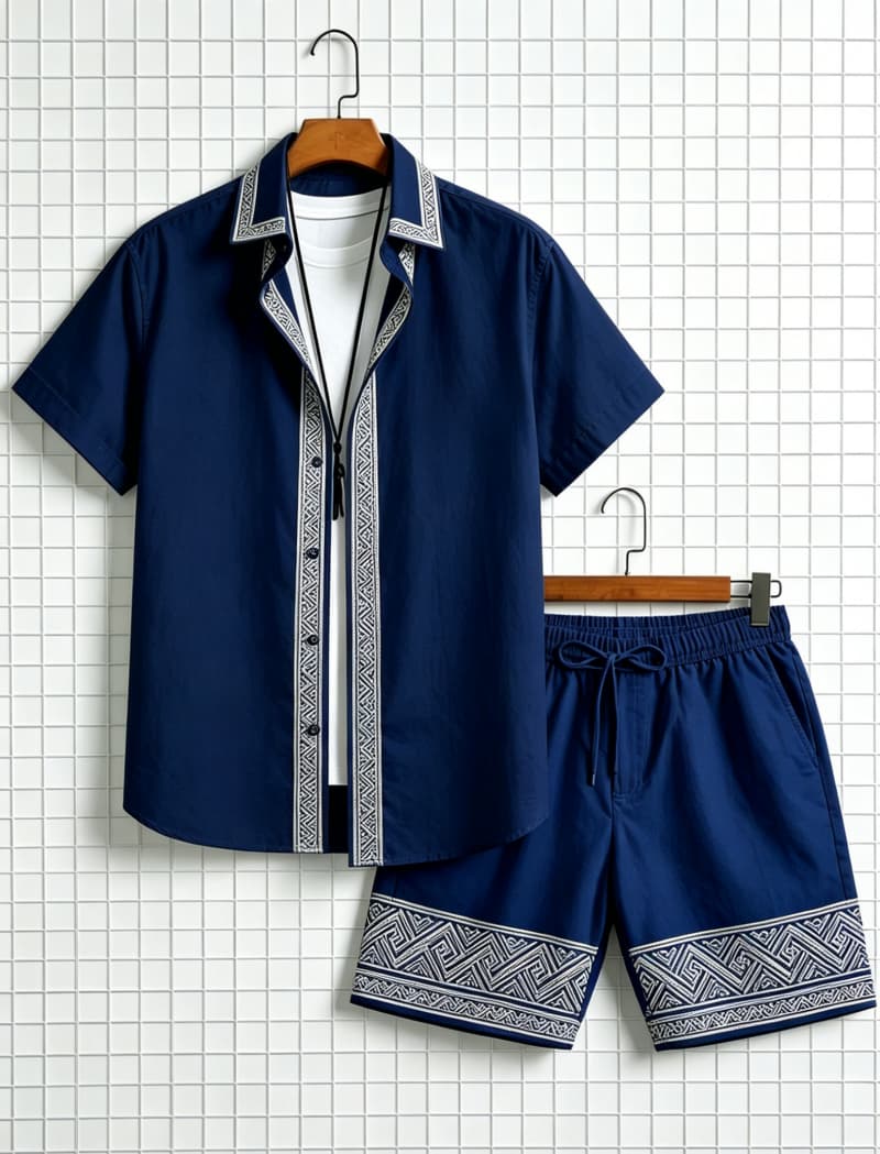 Herren-Set mit ethnisch bedruc – Summer Clothing Essentials Bewertung und Preis