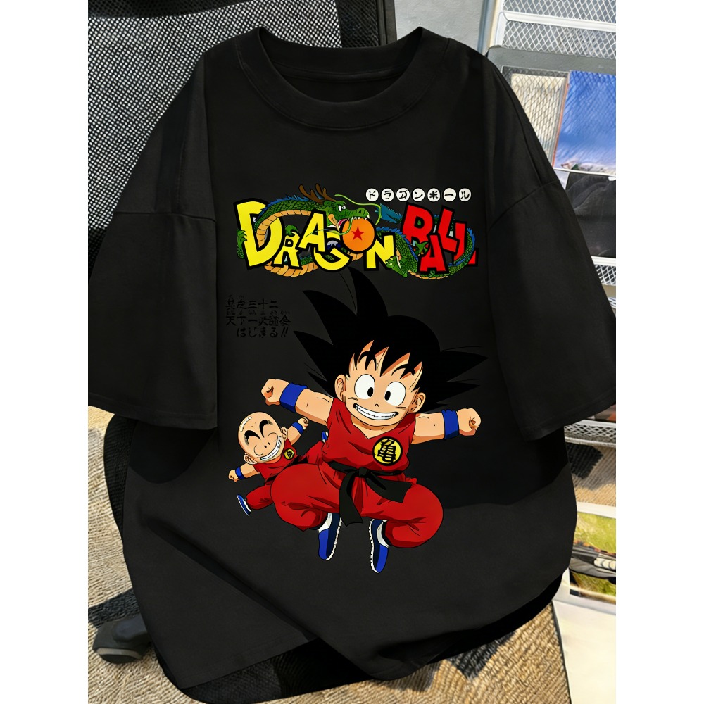 Übergrößes Dragon Ball Anime-P – Summer Clothing Styles Men Bewertung und Preis
