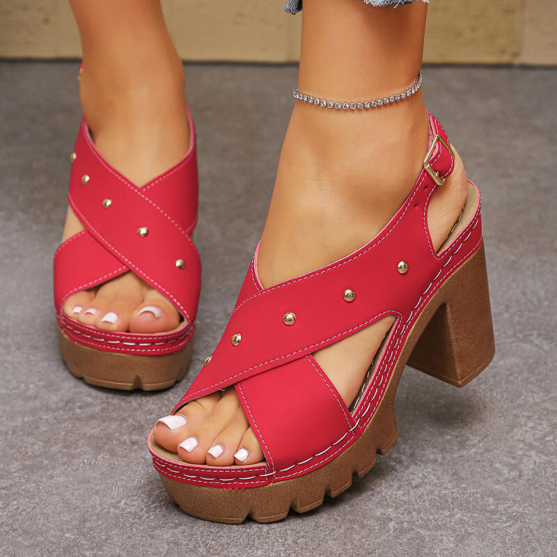 Vintage Super High Heel Cross  – Summer Clothing Offers Bewertung und Preis