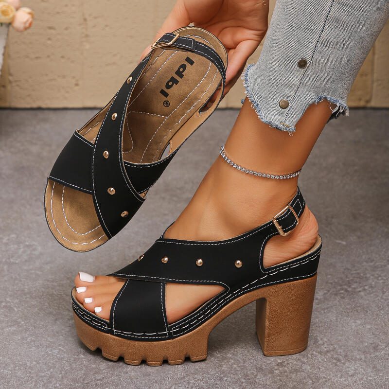 Vintage Super High Heel Cross  – Summer Clothing Offers Bewertung und Preis